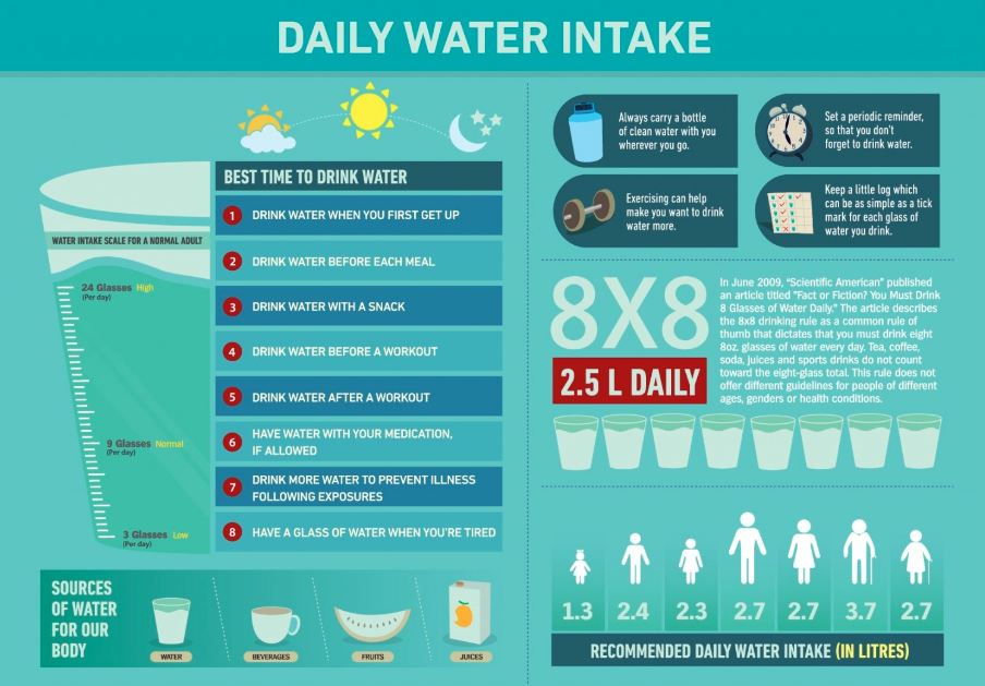 daily water intake